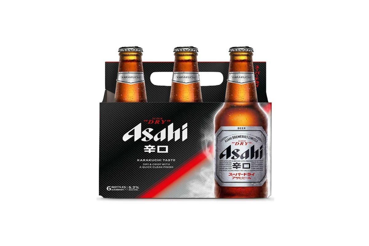 439950. ASAHI SUPER DRY (6 x 330ML (BOTTLES))