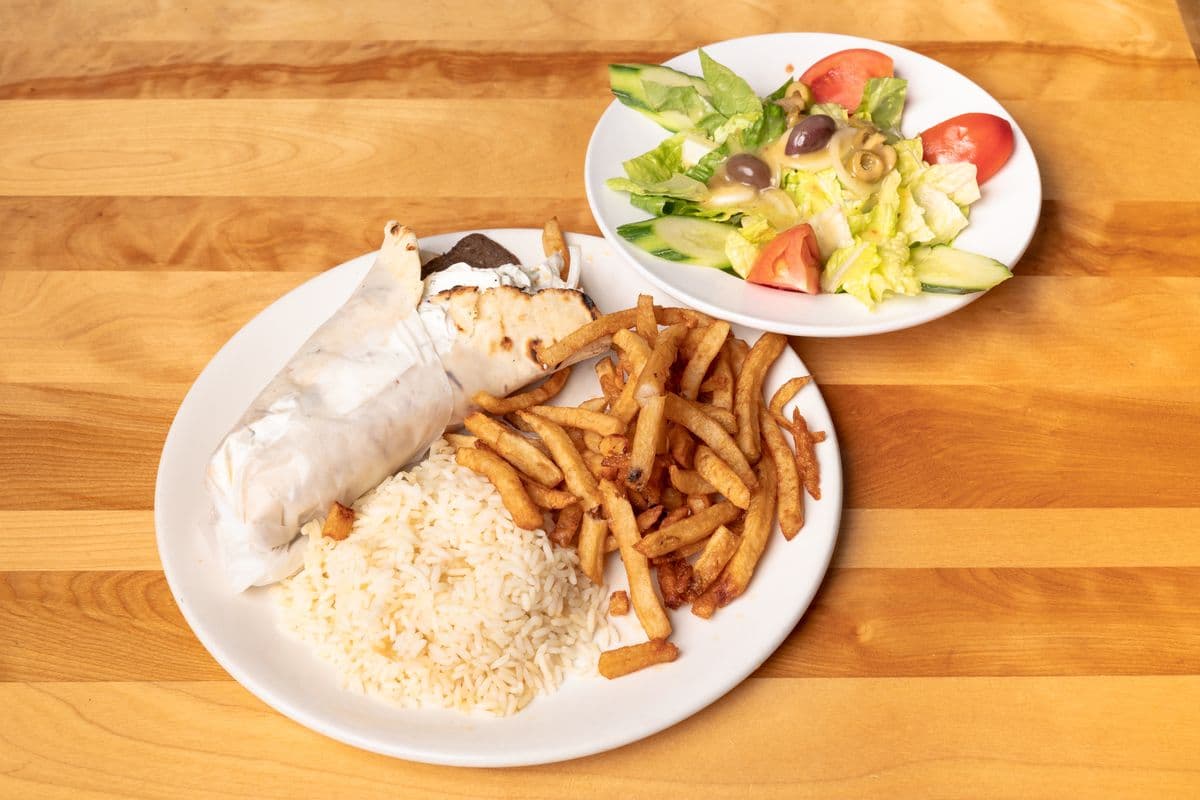 Assiette de gyros