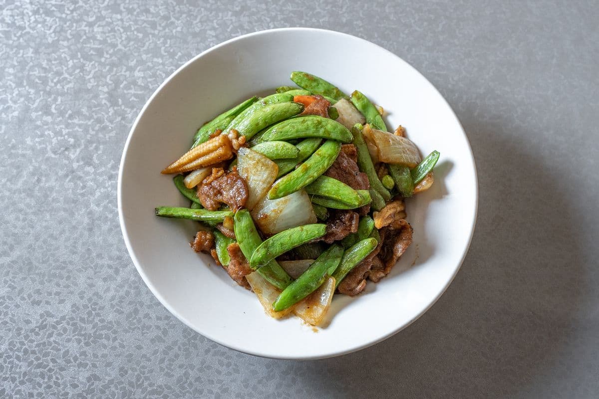 65. Beef with Snow Peas