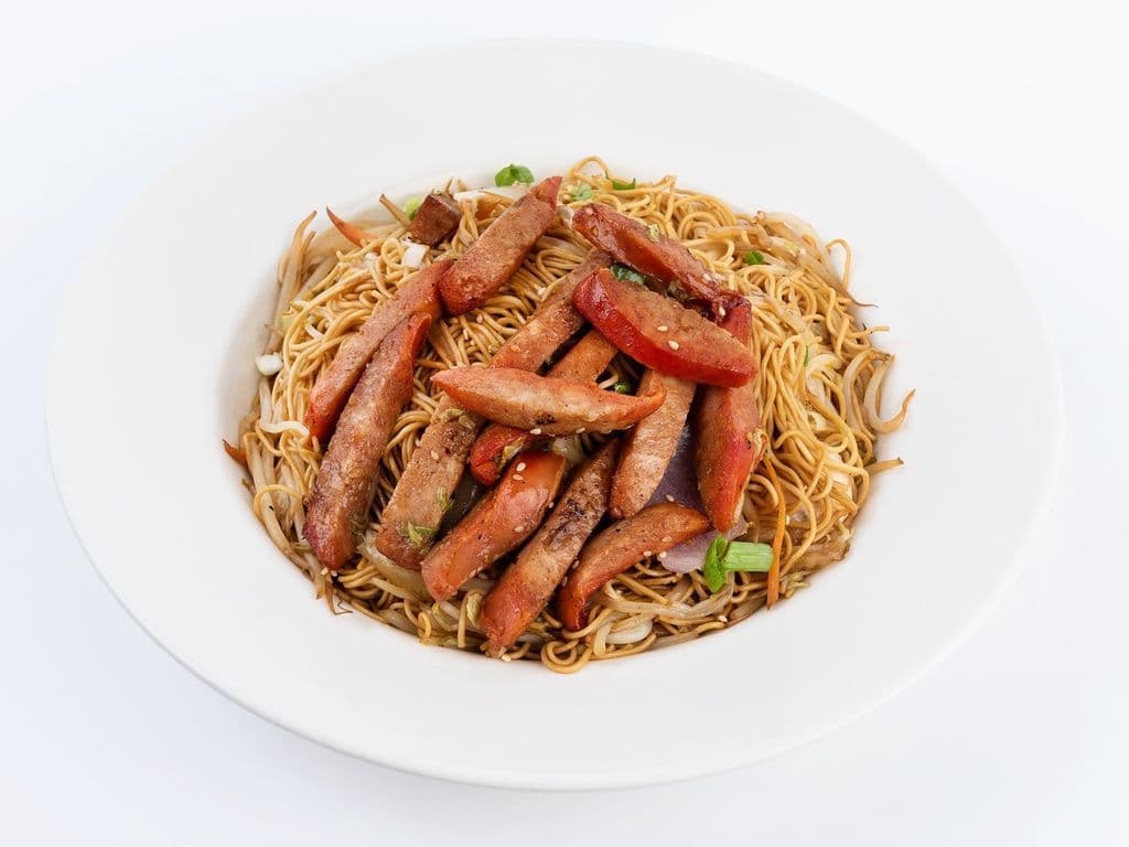 Pork Sausage Egg Noodles