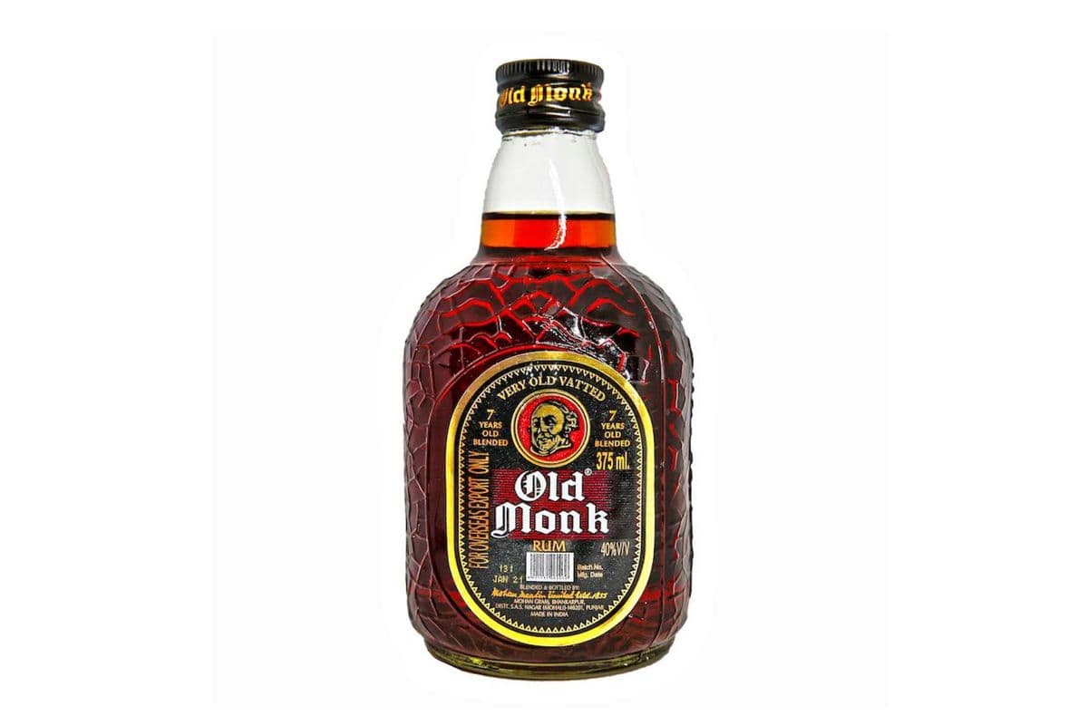 Old Monk Rum - 7 Year Old Blended (1 x 375mL)