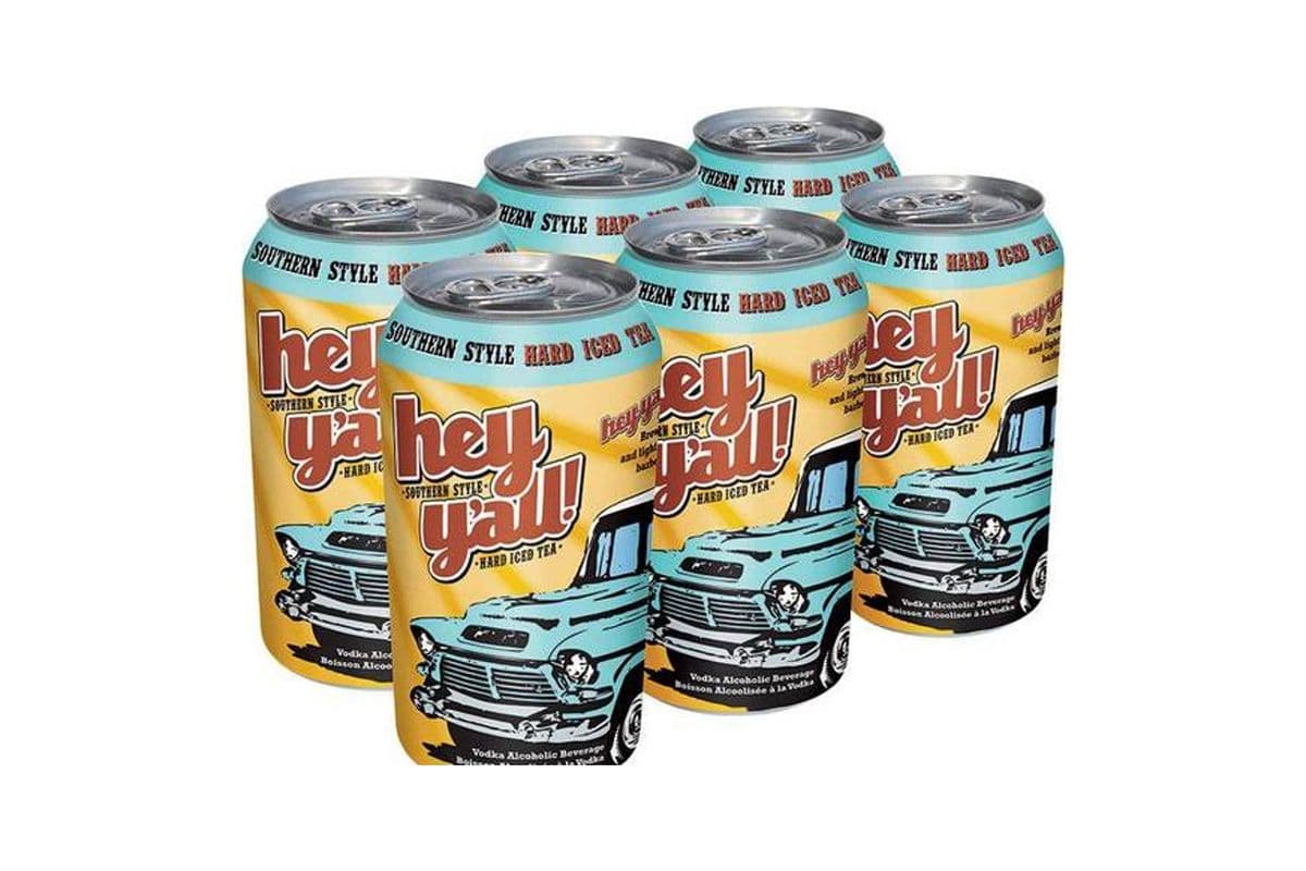 Hey Y'All Hard Iced Tea (6 Cans) (6 x 355ml)