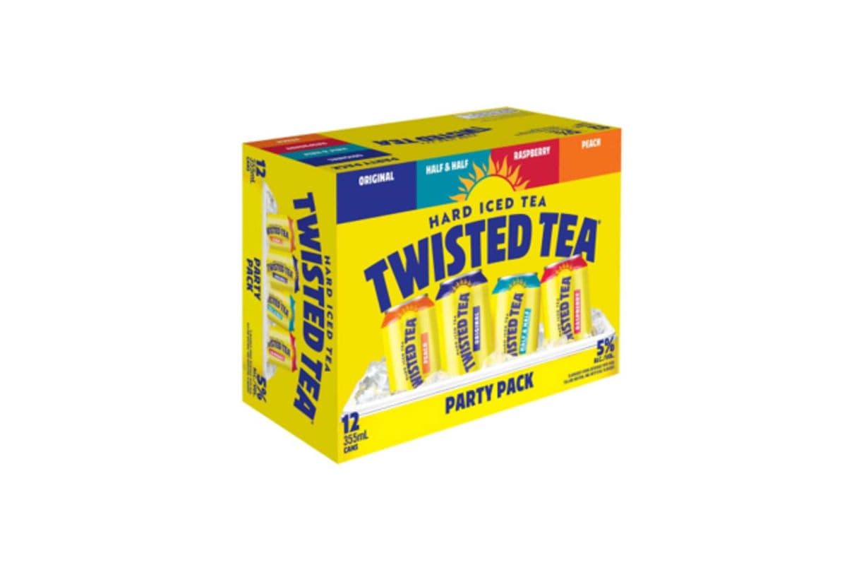 Twisted Tea Party Pack Variety 12 Pack (12 x 355ml)