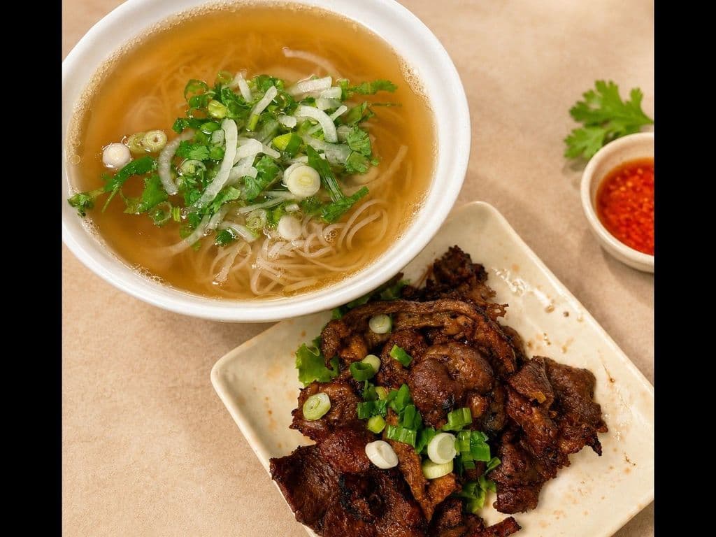 231. Grilled Pork Rice Noodle Soup