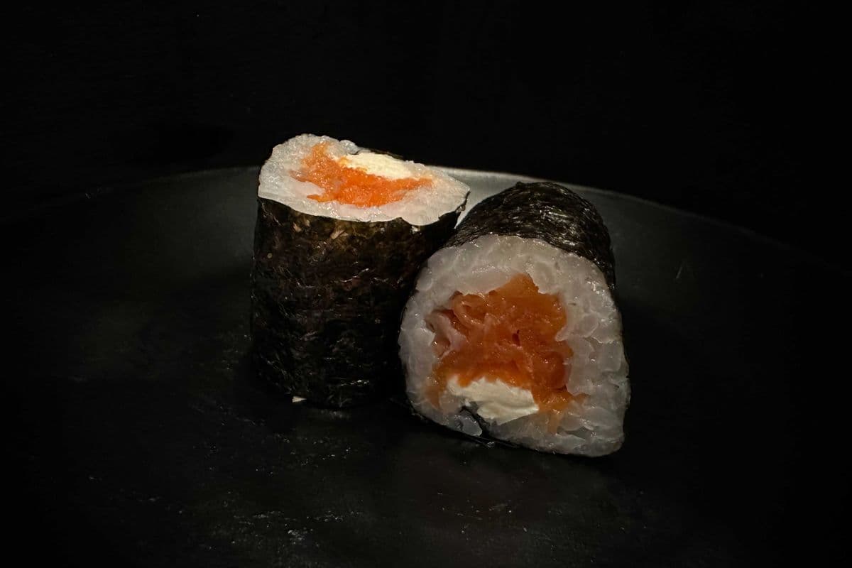 Smoked Salmon with Cream Cheese Maki