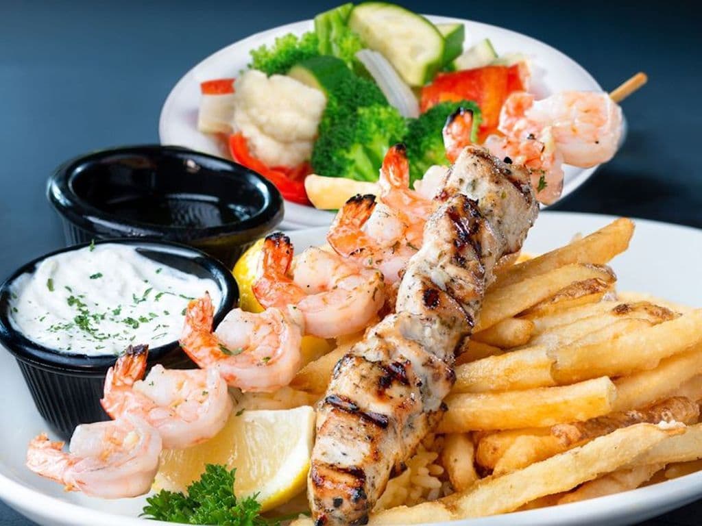 Brochette de Poulet et Crevettes/ Chicken and Shrimps Brochette