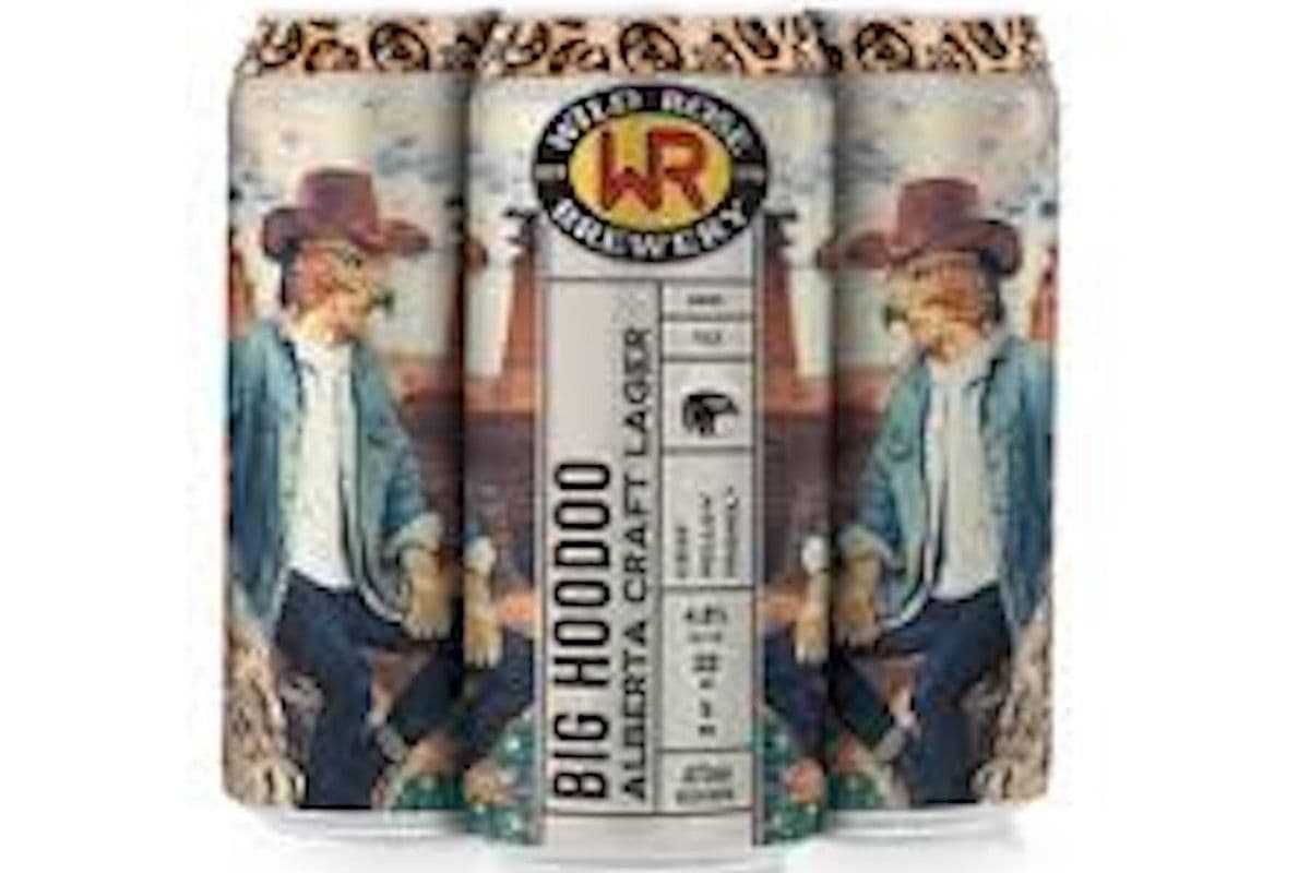 Wild Rose Big Hoodoo Alberta Craft Lager 4x473mL Can (4 x 473ML)