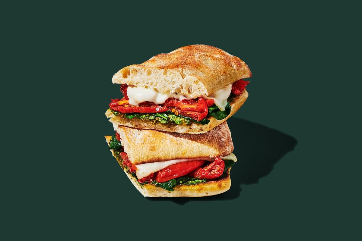 Tomato & Mozzarella on Focaccia