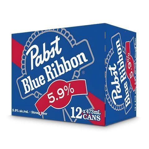 Pabst Blue Ribbon 473ml x 12 Pack
