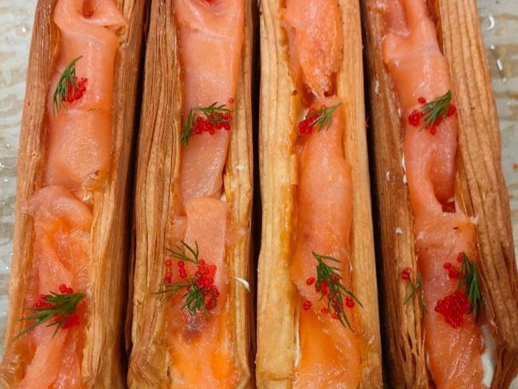 Salmon Cream Cheese Cigar