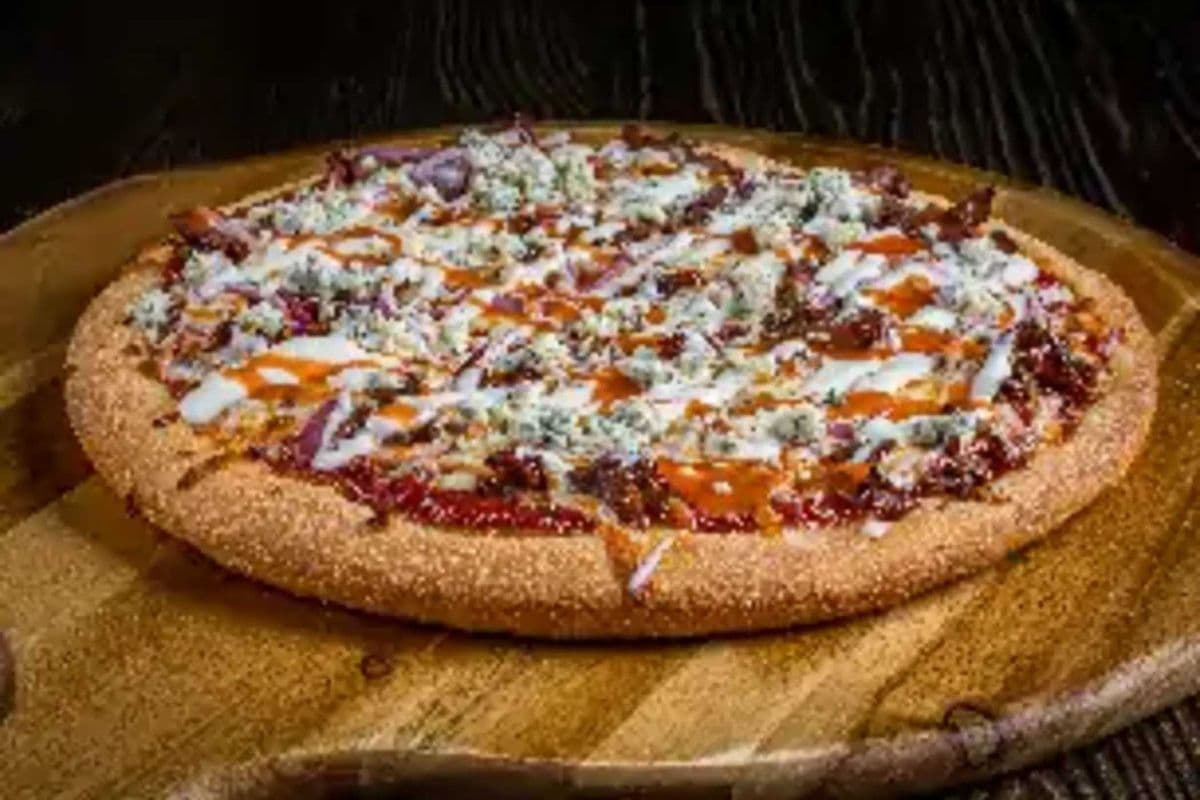 8" Personal Beef and Blue Pizza
