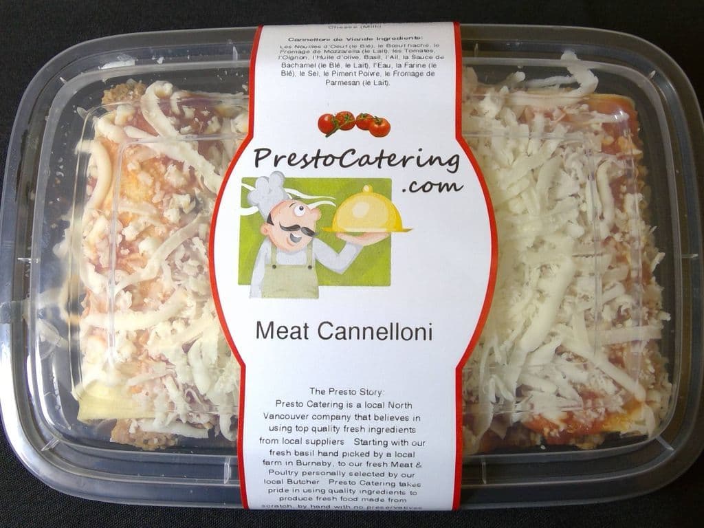 PRESTO CATERING MEAT CANNELLONI 450G