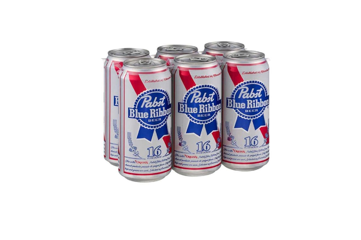 Pabst Blue Ribbon Tall (6 Pack Cans) (6 x 473 ml Tall Cans)