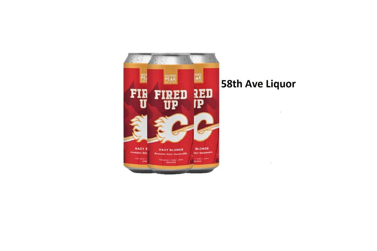 BANDED PEAK FIRED UP HAZY BLONDE ALE 4 CANS (1 x 4x473ML)