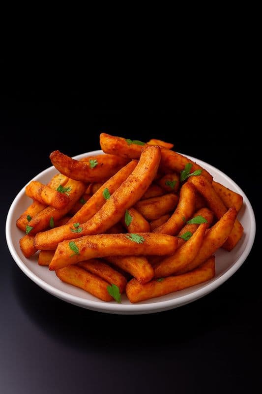 French Fries with Indian Spices / Frites épicées à l’indienne