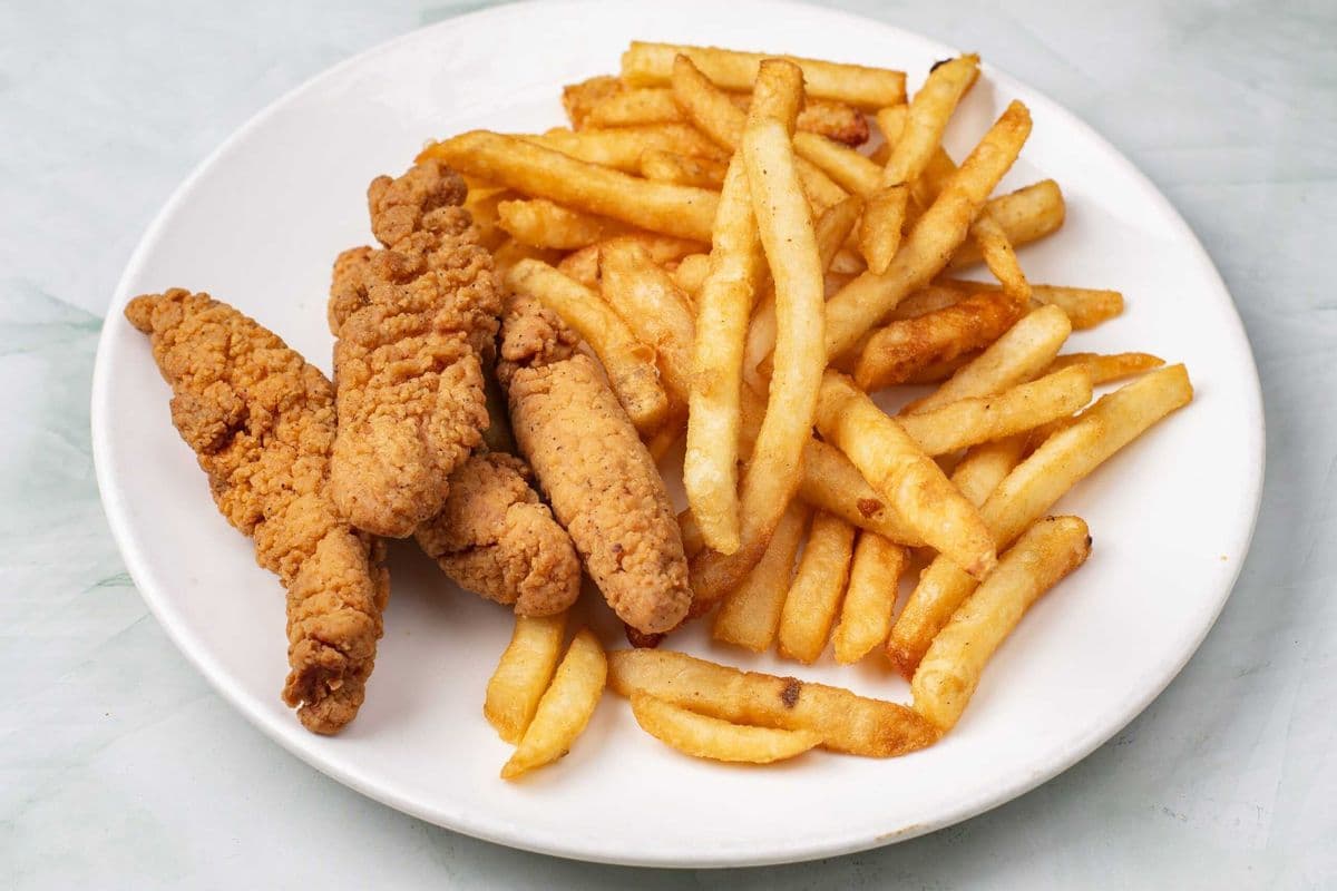 Crispy Chicken Fillet and Fries