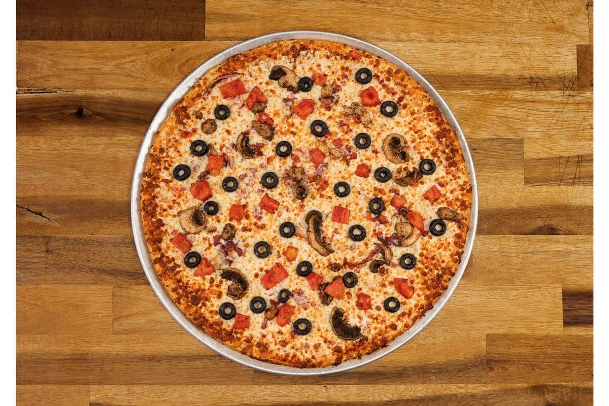 14" Large Loaded Veggi Pizza