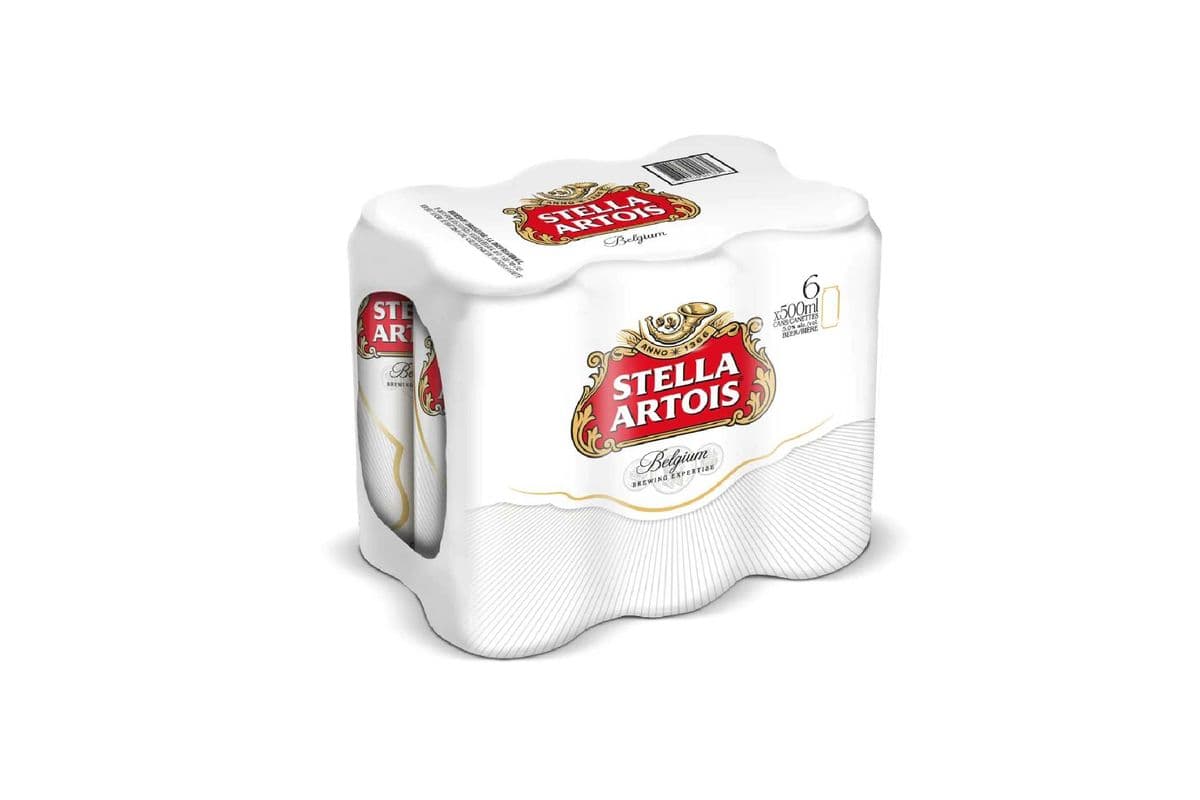Stella Artois (6 Pack Cans) (6 x 355 ml Cans)