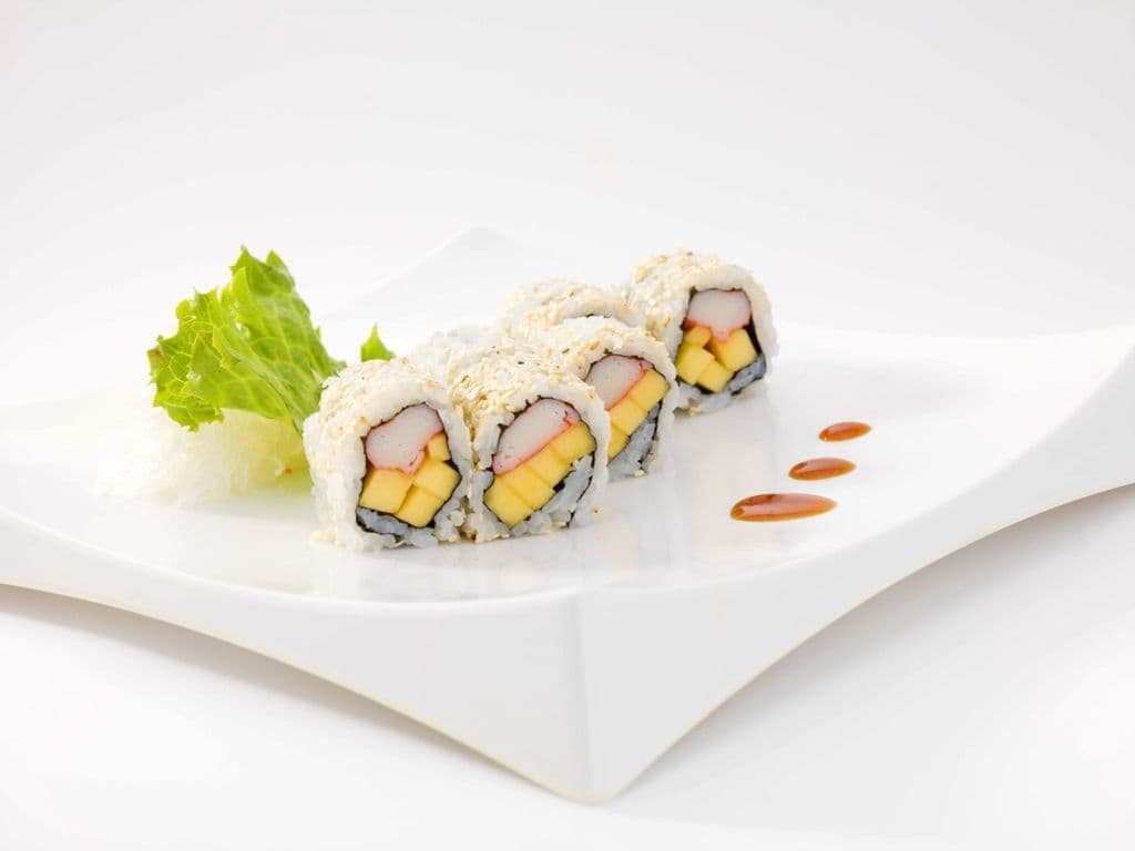 93. Mango & Crab Roll(6pcs)