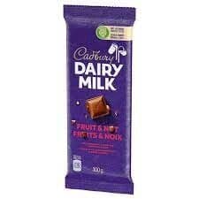 Cadbury - Dairy Milk Fruits & Noix / Fruit & Nut (100 g)