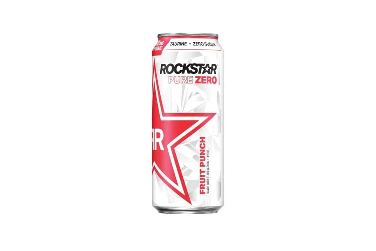 Rockstar Pure Zero Fruit Punch Can 473ml