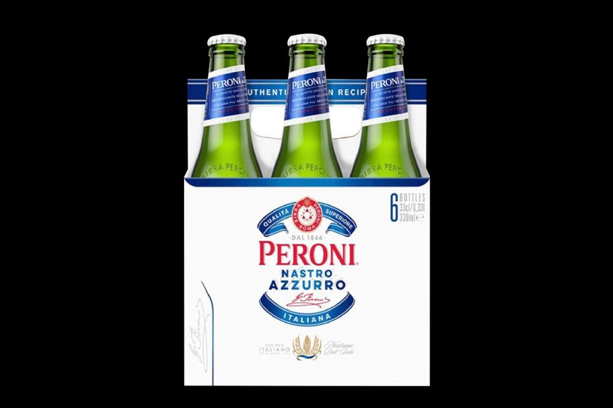 Peroni Nastro Azzurro (6 x 330 ml Bottles)