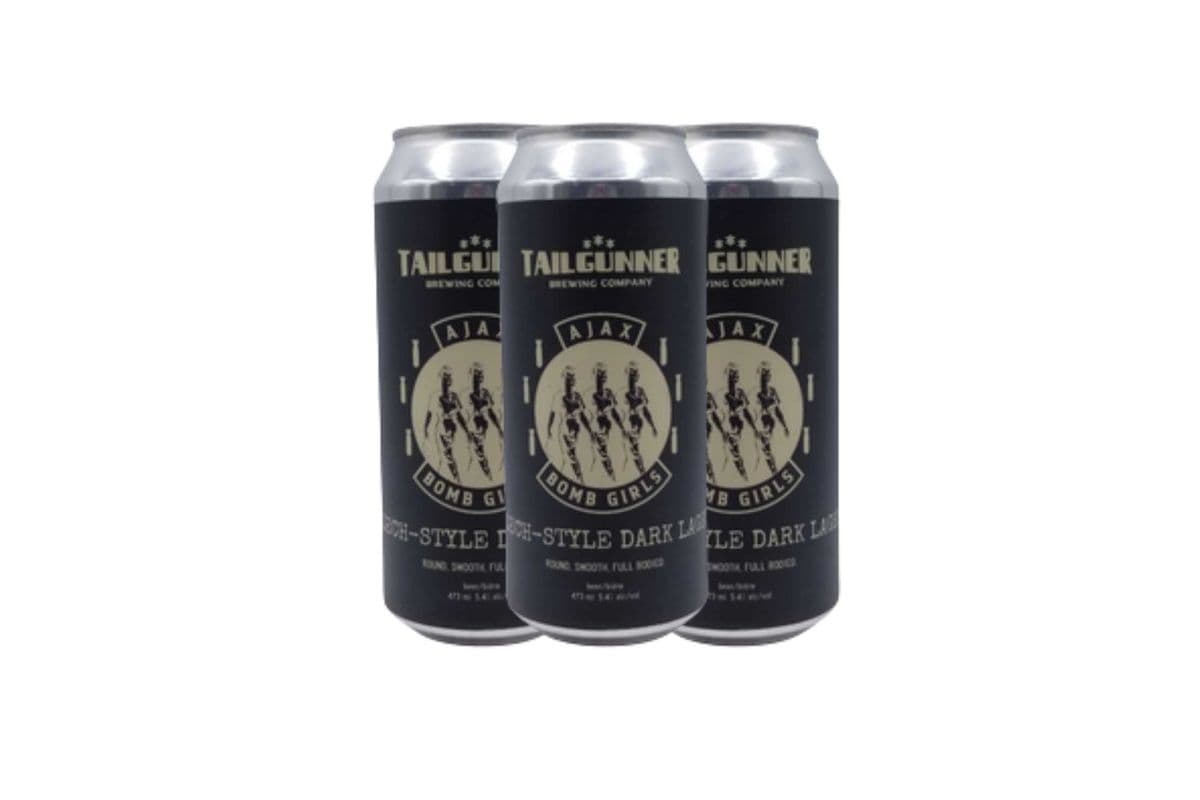 Ajax Bomb Girls Czech Dark Lager (4 Cans) (1 x 4x473ML)