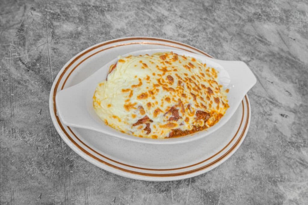 Spaghetti gratiné / Gratinated Spaghetti