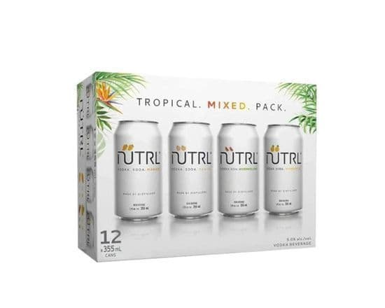 Nutrl Vodka Tropical Mixer, 12 x 355 ml