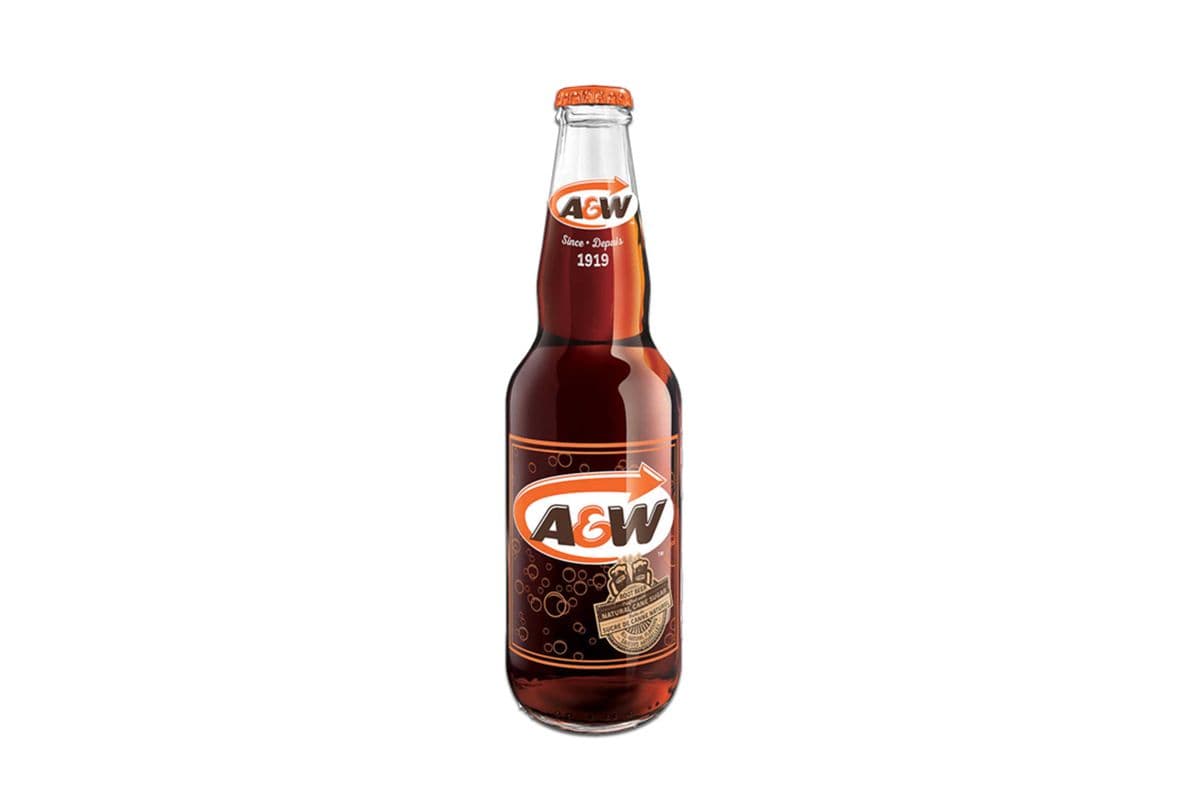 A&W Root Beer Glass Bottle (341 ml)
