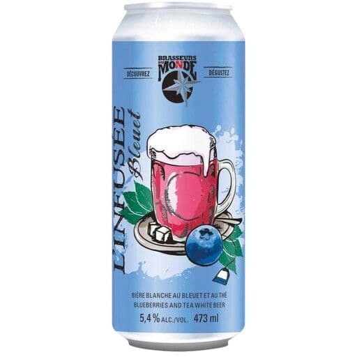 Brasseurs du Monde - Infusée Bluet 473 mL (5.4%)