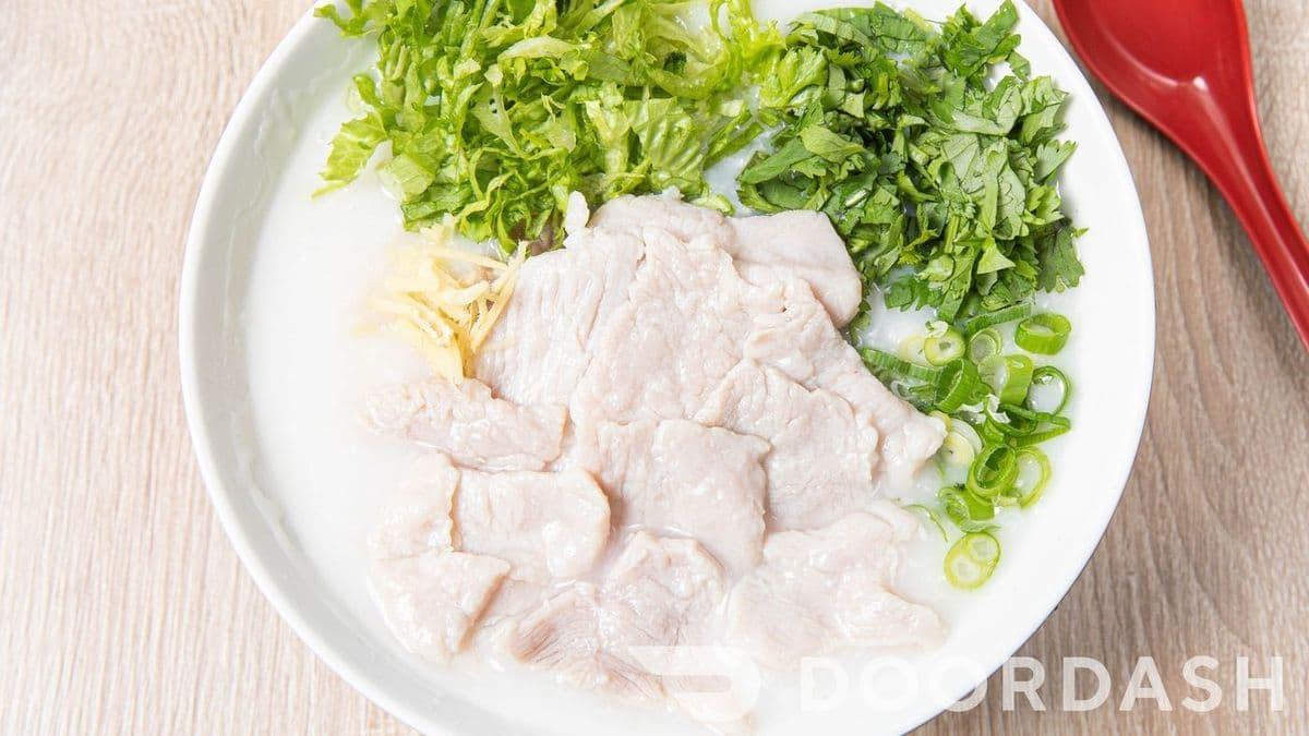 C3-tranche de porc 肉片粥