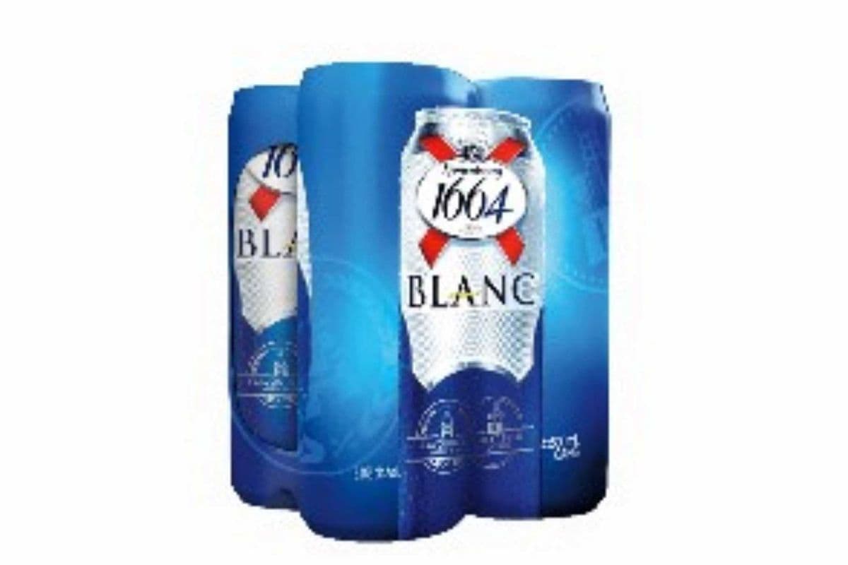 Kronenbourg 1664 Blanc 4 x 473 ML Cans (1 x 473 ml Cans)