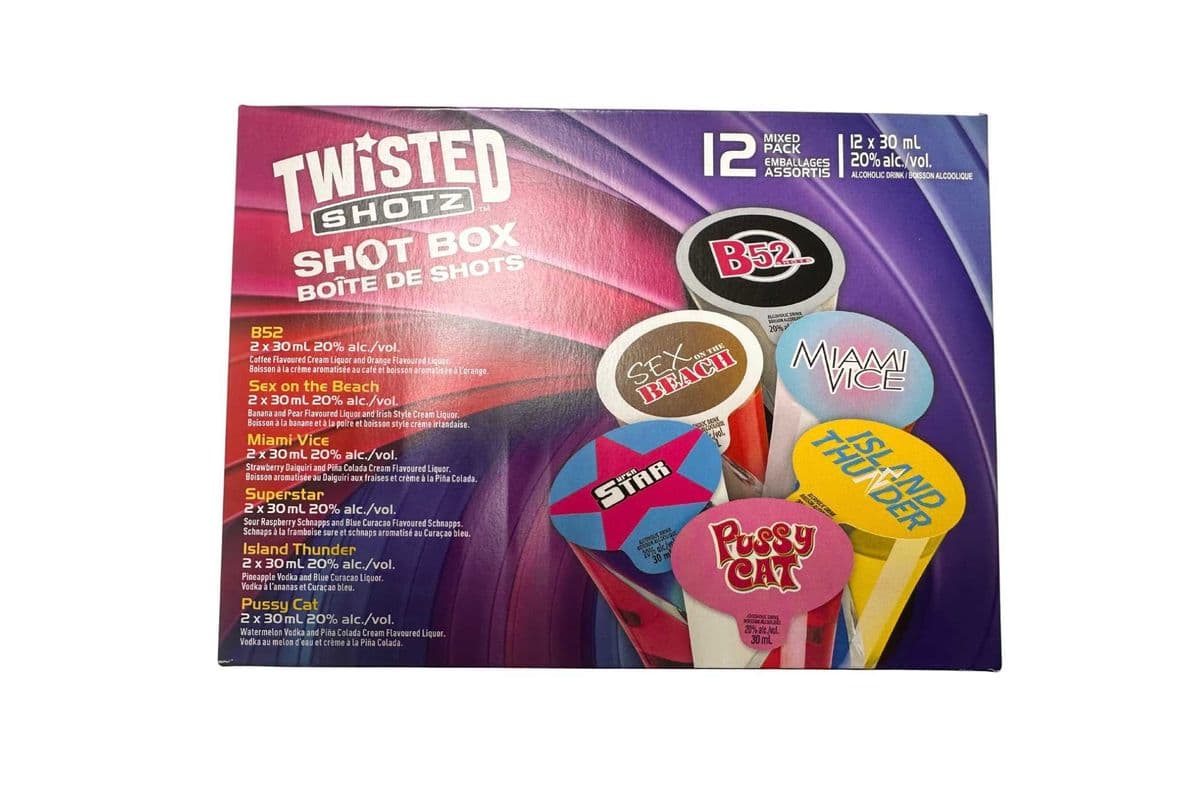TWISTED SHOTZ SHOTZ 12 pack BOX V3 (12 x 30ml)