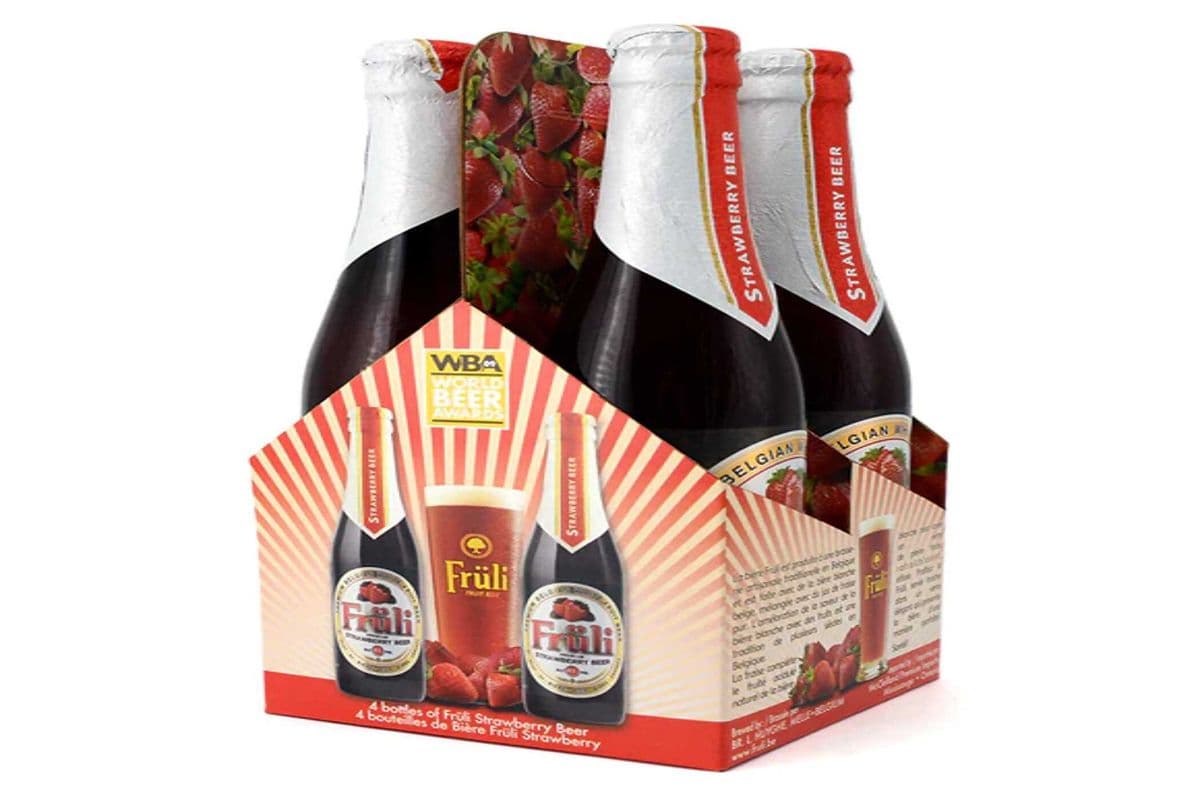 FRULI STRAWBERRY BEER 4X330ML (4 x 330ML)