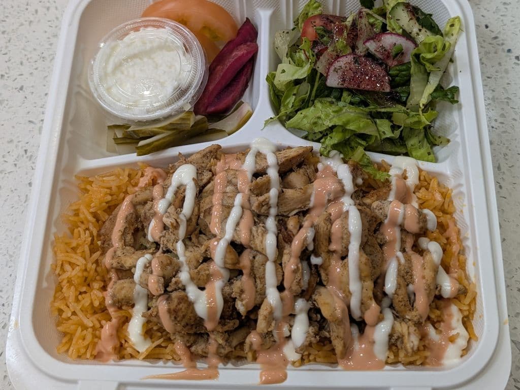 CHICKEN SHAWARMA PLATE