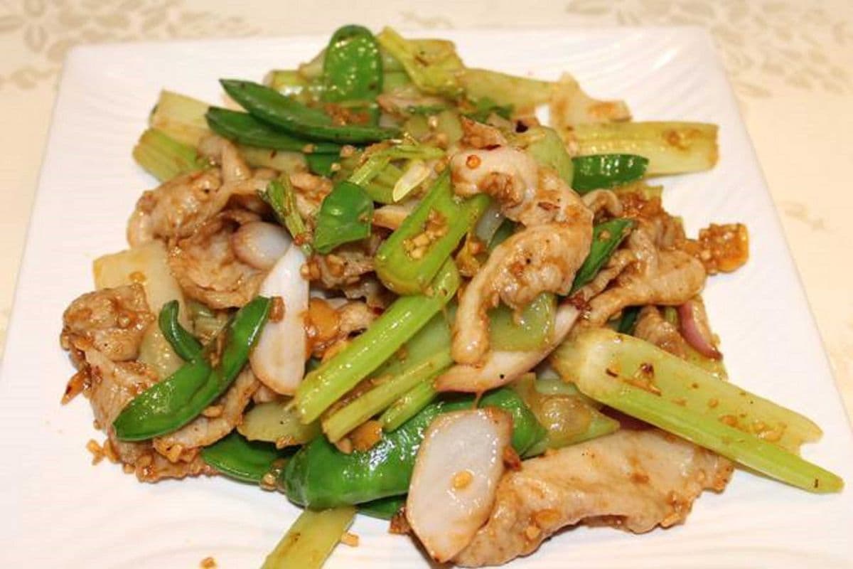 酱爆猪颈肉 Pork Neck Meat with Special Sauce