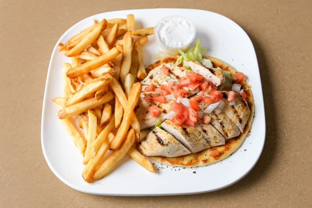Chicken on a Pita