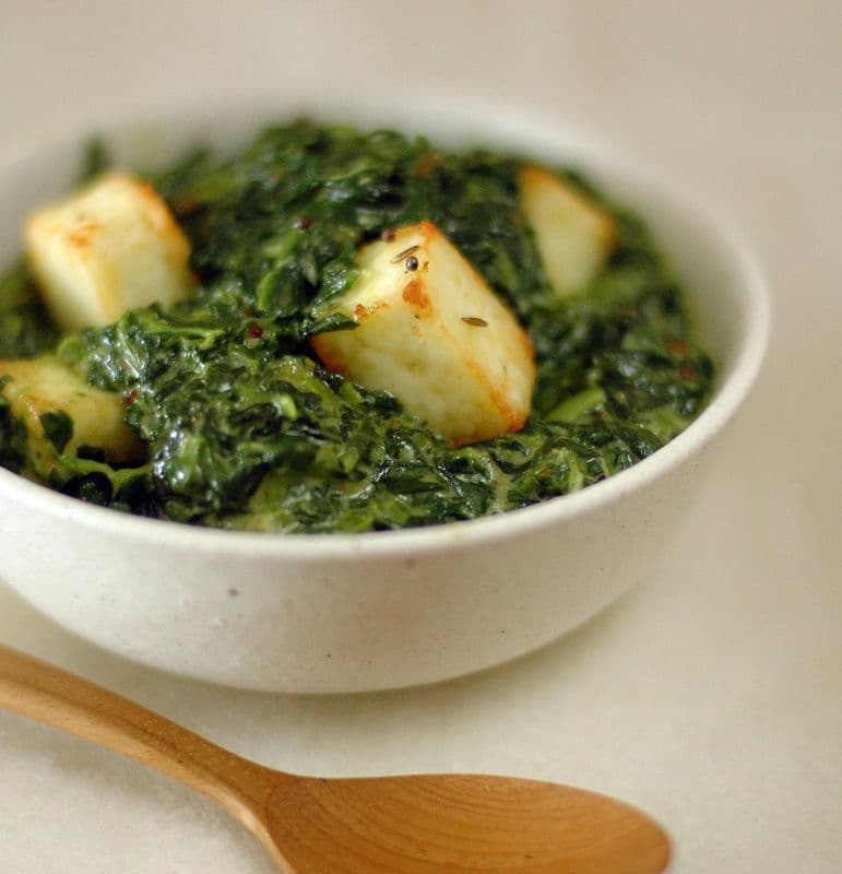 Saag Paneer (Vegan and Vegetarian)
