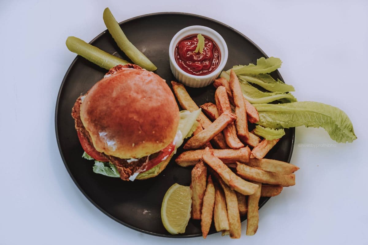Crispy Chicken Burger Combo