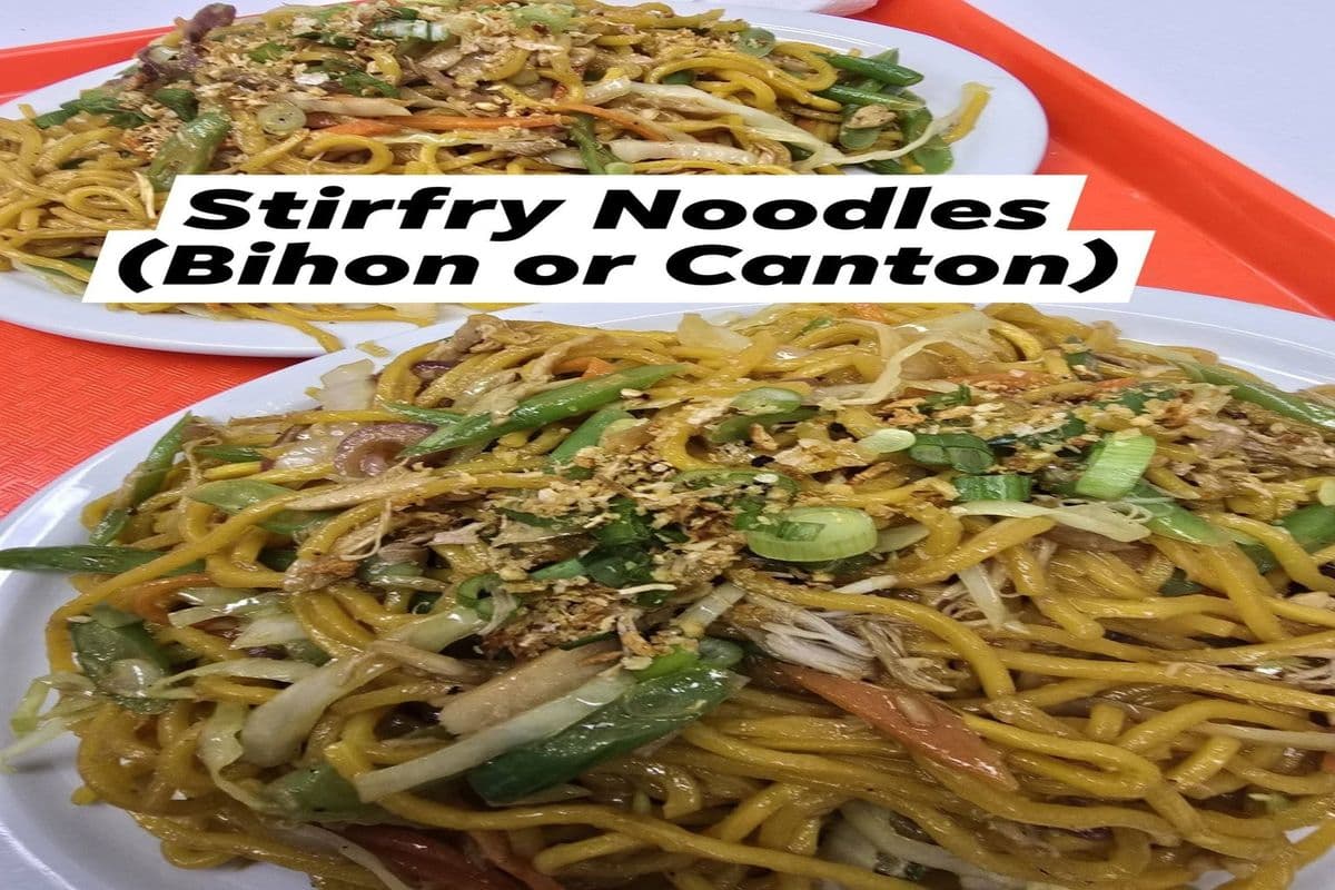 Stirfry Noodles (Pancit Bihon) Only