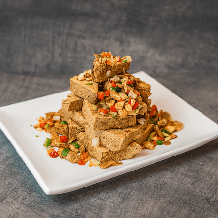 Deep Fried Spicy Salty Tofu (Spicy) / 椒鹽豆腐(辣)