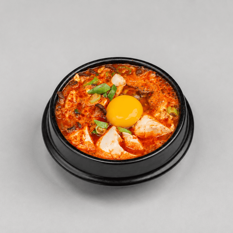 Seafood Spicy Soft Tofu Stew (Sundubu Jjigae) / 해물 순두부 찌개 🌶️