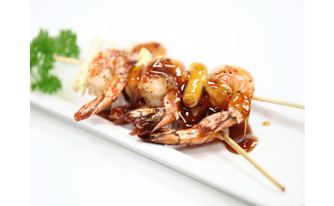 27. Shrimp Skewer (4 Skewers)