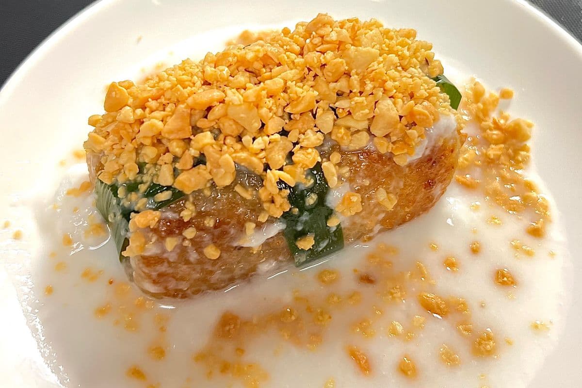 Grilled Banana Rice Cake