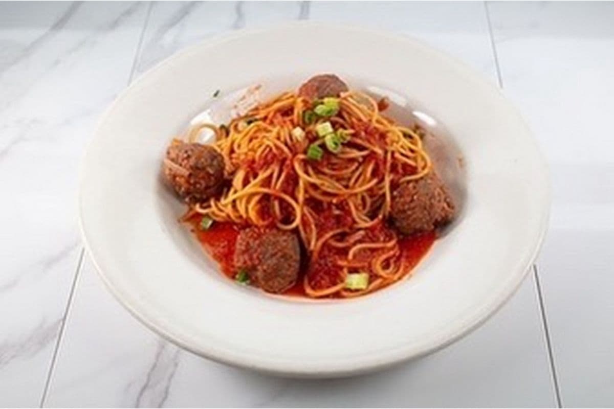 Spaghetti with Homemade Meatball