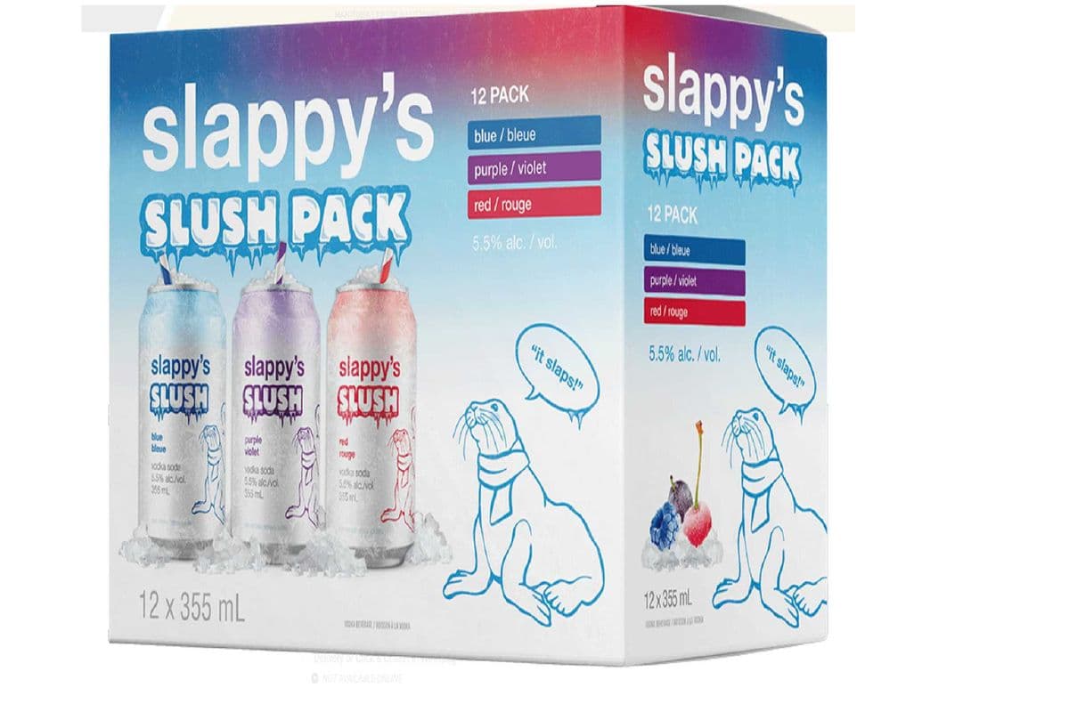 Slappy's Slush Mixer Pack (12 x 355 ml cans)