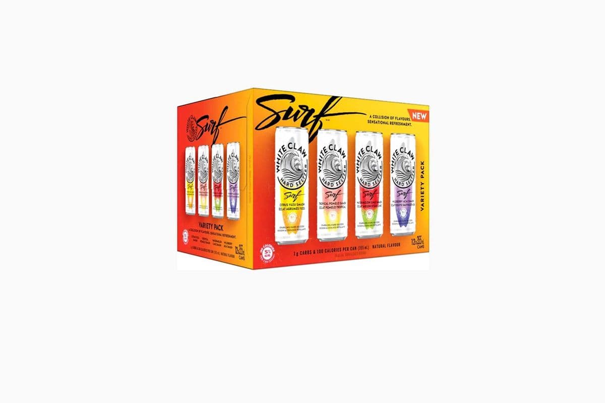 884217 - WHITE CLAW SURF VARIETY PACK (12 x 355ml)
