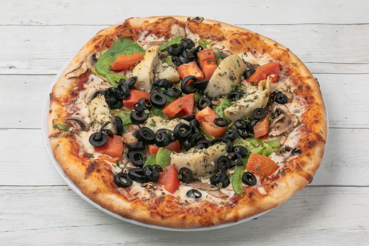 Pizza Végétarienne de Luxe / Delux Vegetarian Pizza