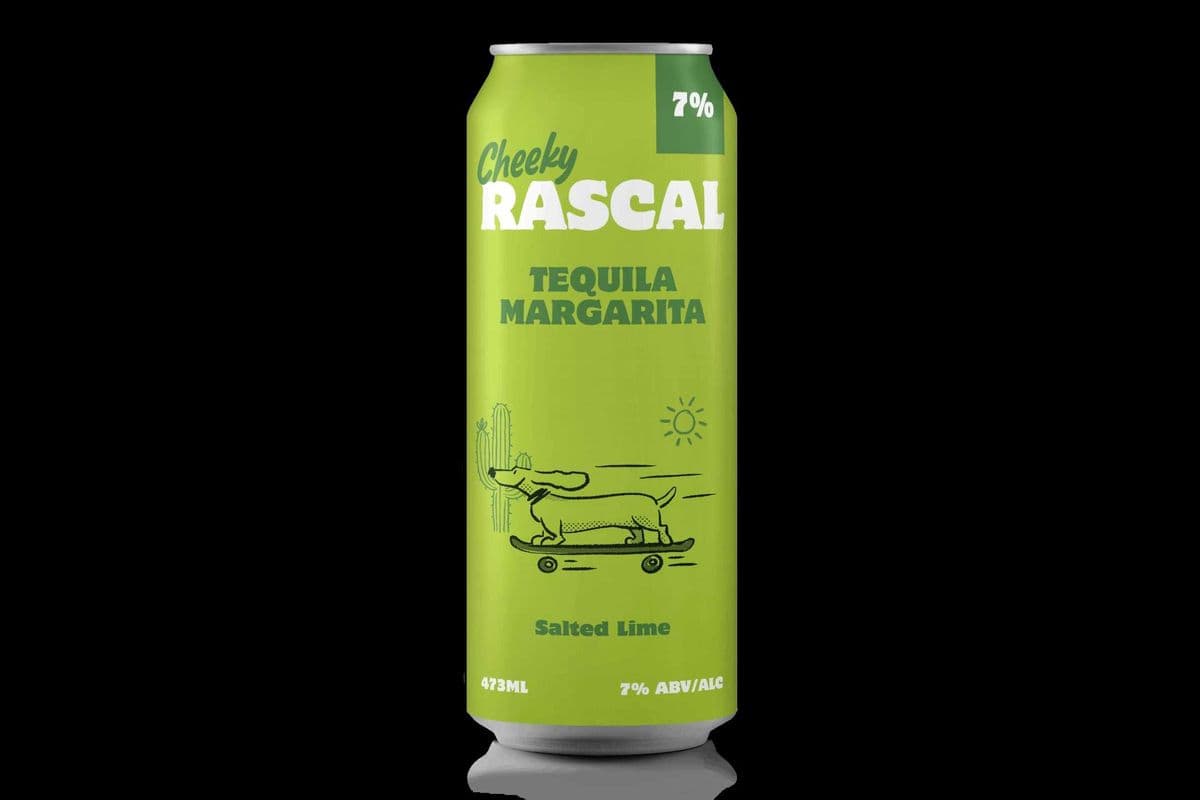 Cheeky Rascal Salted Lime Tequila Margarita (1 x 473 ml)